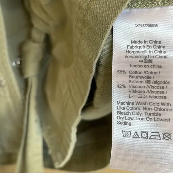 Madewellsouthlake Women's Sage military Green Jacket